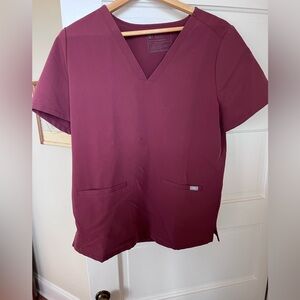 Figs scrub set mauve color